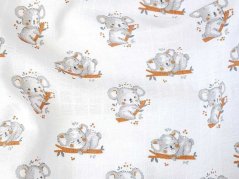 Dětské látkové pleny s potiskem 70x70 Koala kluk 5ks