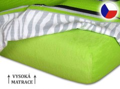 Froté prostěradlo na vysokou matraci 90x200 EXCLUSIVE Kiwi
