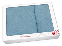 Vánoční sada ručníku a osušky GRAND Grafico modrá