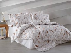 Bavlněné EXCLUSIVE povlečení Monaco hnědé 2x 70x90, 200x200