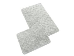 Koupelnové předložky set 2 ks Silver šedá