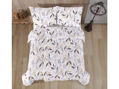 Krepové povlečení 140x200, 70x90 EXCLUSIVE Charlotte hnědá