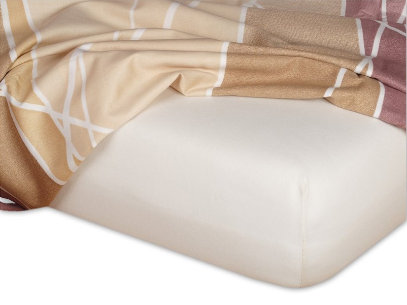 Jersey prostěradlo 90x200 EXCLUSIVE banánové