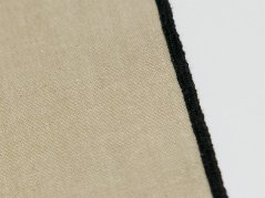 Bavlněné utěrky 50x70 Režné/černé obšití 3ks