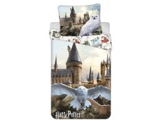 Dětské bavlněné povlečení Harry Potter Hedwig 02 70x90, 140x200