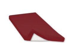 Bavlněné prostěradlo s gumou 90x200 Vínové