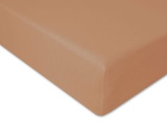 Dětské jersey prostěradlo do postýlky 60x120 EXTRA Oříškové