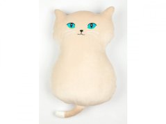 Plyšák - polštářek Kočka béžová 50 cm