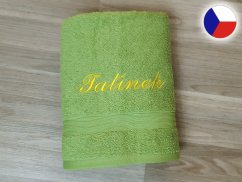 Ručník s výšivkou TATÍNEK 50x100 zelený