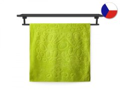 Froté osuška na pláž 70x140 GRANADA I sytá zelená 450g 