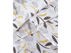 Krepové povlečení 140x200, 70x90 EXCLUSIVE Charlotte hnědá