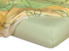 Jersey prostěradlo 90x220 EXCLUSIVE hráškové