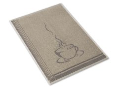 Malý kuchyňský ručník 35x50 ZARA 450g Šálek kávy šedošedá