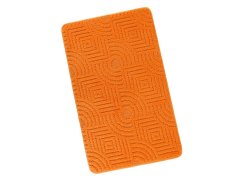 Koupelnová předložka 60x100 Bludiště oranžové