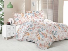 Povlečení satén Luxury Collection 70x90, 140x200 Coral garden