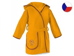 Dětský župan LOTUS SALY Lev mandarinková 128