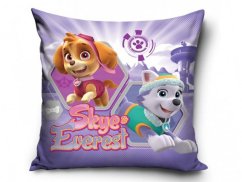 Povlak na polštářek 40x40 Tlapková Patrola Sky a Everest