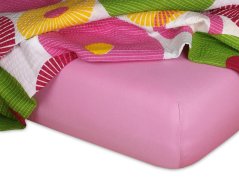 Jersey prostěradlo 80x220 EXCLUSIVE starorůžové 