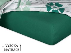 Jersey prostěradlo na vysokou matraci 180x200x25 EXCLUSIVE Šalvěj