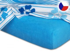 Froté prostěradlo 180x220 EXCLUSIVE denim