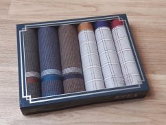 Dárkové pánské kapesníky Milan A 6ks