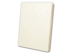 Bavlněné prostěradlo s gumou 90x200 Smetanové