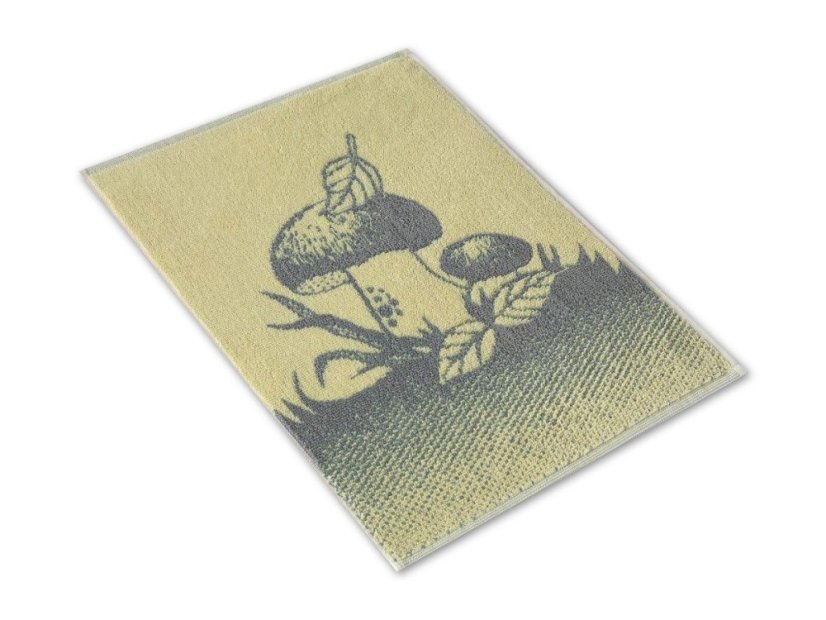 Malý kuchyňský ručník 35x50 ZARA 450g Hříbek žlutošedá
