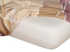 Jersey prostěradlo do postýlky 60x120 EXCLUSIVE banánové