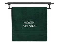 Osuška Zas ráno žabák tmavě zelená