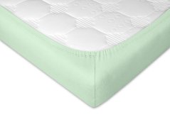 Jersey prostěradlo 90x220 EXCLUSIVE mentol