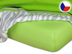 Jersey prostěradlo 90x200 EXCLUSIVE kiwi 