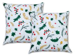 Vánoční dekorační polštářek 40x40 bavlna EXCLUSIVE Runa