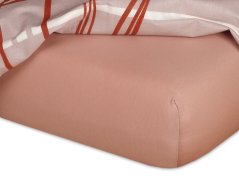 Jersey prostěradlo 90x220 EXCLUSIVE béžové 