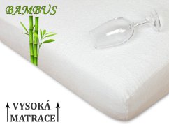 Nepromokavé prostěradlo 90x200 Bamboo bílé
