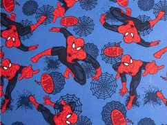 Dětské bavlněné prostěradlo s potiskem 90x200 Spider-man 06