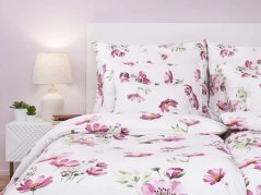 Bavlněné povlečení 140x200, 70x90 KOMFORT Sasanka pudrová