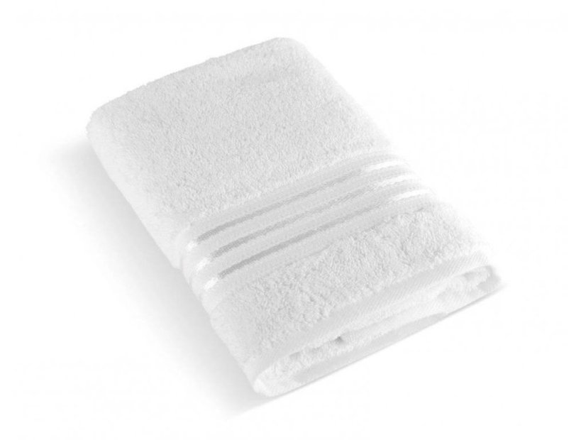 Dárková sada ručníku a osušky LINIE bílá