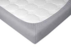 Jersey prostěradlo 90x200 EXCLUSIVE šedé