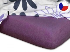 Froté prostěradlo 180x220 EXCLUSIVE purpur