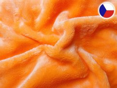 Prostěradlo mikroflanel SLEEP WELL 90x200 Oranžová