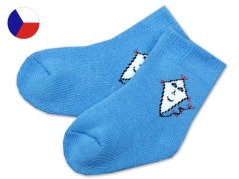 Dětské froté ponožky 19/21 Létající drak modrý