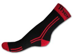Thermo ponožky THERMOLITE 35/37 Černé - červené
