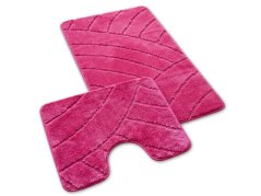 Koupelnové předložky set 2 ks Oblouky růžové