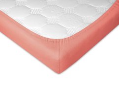 Jersey prostěradlo 180x200 EXCLUSIVE losos