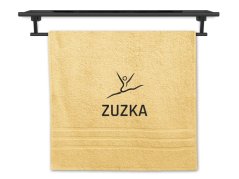 Ručník se jménem NA PŘÁNÍ žlutý 50x100 Gymnastika