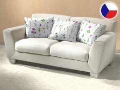 Bavlněný povlak na polštář 40x40 KOMFORT Herbal starorůžový