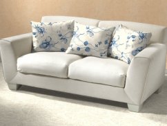 Bavlněný povlak na polštář 40x40 KOMFORT Bloom elegance banán