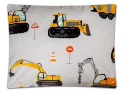 Luxusní mikroplyšové povlečení 140x200, 70x90 Bagr