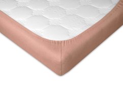 Jersey prostěradlo 90x200 EXCLUSIVE béžové