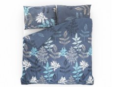 Povlečení satén 2x 70x90, 200x200 Noční les